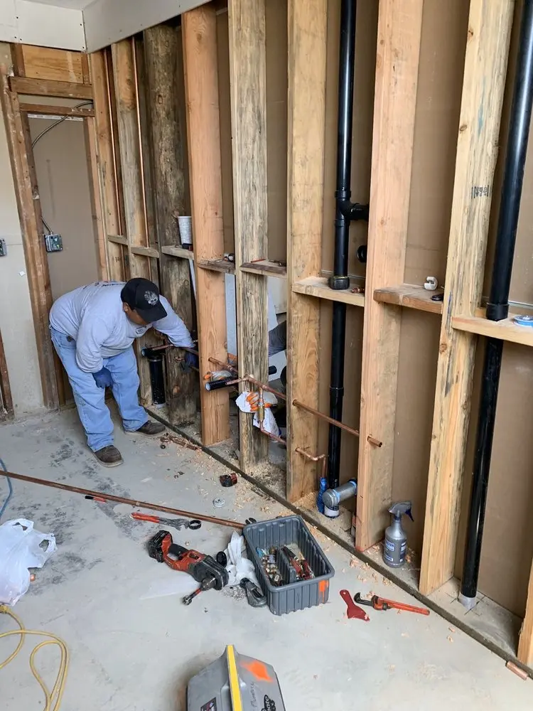 Commercial rough-in plumbing for Gas Line Repair in Ferguson